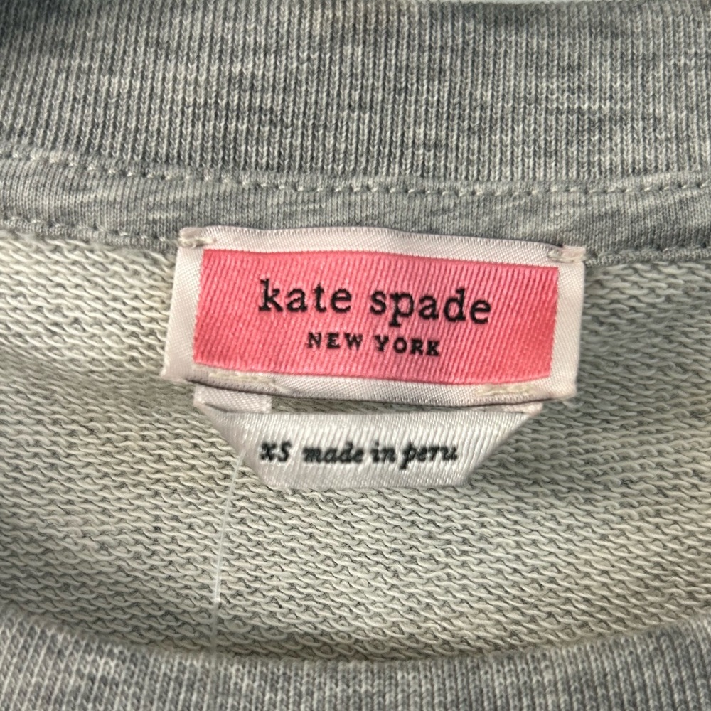 KATE SPADE NWT ♠️ sweatshirt rain or shine ,size X-small - Picture 6 of 10